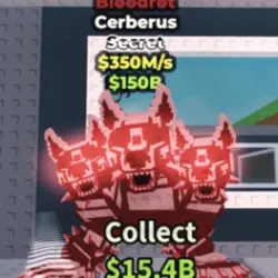 Bloodrot Cerberus (Секретный персонаж) — Roblox, лот №220904