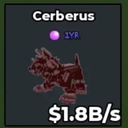 Bloodrot Cerberus 1.8 B s YR TRAIT (Секретный персонаж) — Roblox, лот №220906
