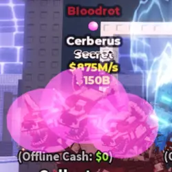 Bloodrot Cerberus 875m s (Секретный персонаж) — Roblox, лот №220909