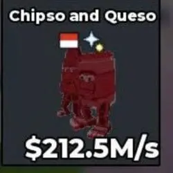 Bloodrot Chipso and Queso 212.5 M s (Секретный персонаж) — Roblox, лот №220917