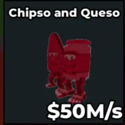 Bloodrot Chipso and Queso 50 M s (Секретный персонаж) — Roblox, лот №220919