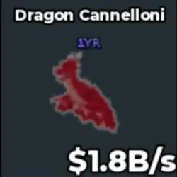 Bloodrot Dragon Cannelloni 1.8B S with 1YR Trait Fariz (Сек… — Roblox, лот №220928