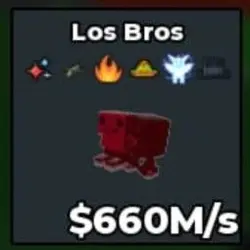 Bloodrot Los bros 660M s With Rare Lightning Trait Ahyar (С… — Roblox, лот №220995