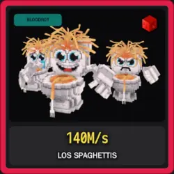 Bloodrot Los Spaghettis 140M s (Секретный персонаж) — Roblox, лот №221019