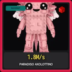 Bloodrot Paradiso Axolottino 1.8M s (Секретный персонаж) — Roblox, лот №221041