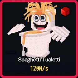 Bloodrot Spaghetti Tualetti 120M s (Секретный персонаж) — Roblox, лот №221052