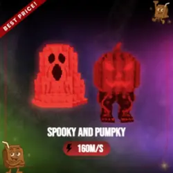 Bloodrot Spooky and Pumpky 160M s (Секретный персонаж) — Roblox, лот №221053