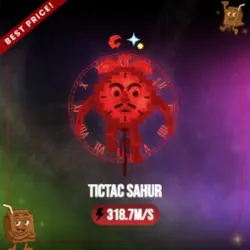 Bloodrot Tictac Sahur 318.7M s (Секретный персонаж) — Roblox, лот №221061