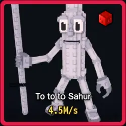 Bloodrot To to to Sahur 4.5M s (Секретный персонаж) — Roblox, лот №221065