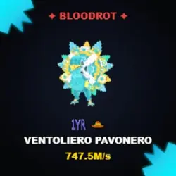 Bloodrot Ventoliero Pavonero 747.5M s (Секретный персонаж) — Roblox, лот №221073