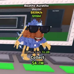 Boatito Auratito (525K s) (Секретный персонаж) — Roblox, лот №221076