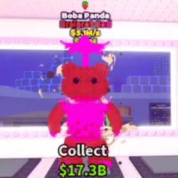 Boba Panda 5.1 M s [ Rainbow ] 1 Trait Exclusive Strawberry… — Roblox, лот №221098
