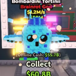 Bombardini Tortini DIAMOND (Brainrot God персонаж) — Roblox, лот №221105