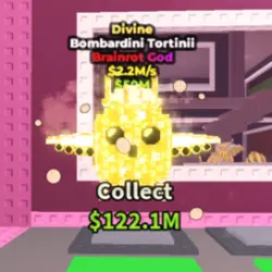 Bombardini Tortini Divine Very RARE (Brainrot God персонаж) — Roblox, лот №221107
