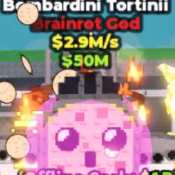 Bombardini Tortinii 2.9 M s (Brainrot God персонаж) — Roblox, лот №221115