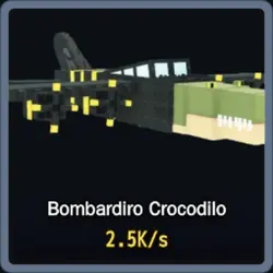 Bombardiro Crocodilo 2.5K s (Мифический персонаж) — Roblox, лот №221151