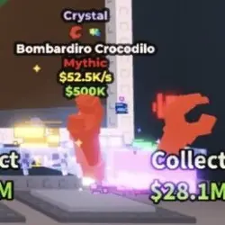 Bombardiro Crocodilo CRYSTAL (Мифический персонаж) — Roblox, лот №221162