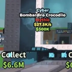 Bombardiro Crocodilo CYBER (Мифический персонаж) — Roblox, лот №221126