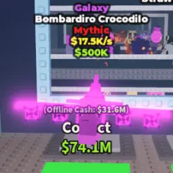Bombardiro Crocodilo GALAXY (Мифический персонаж) — Roblox, лот №221133