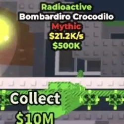 Bombardiro Crocodilo RADIOACTIVE (Мифический персонаж) — Roblox, лот №221139