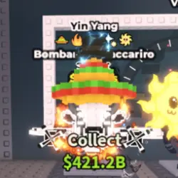 Bombardiro Vaccariro 17M s Yin - Yang (Секретный персонаж) — Roblox, лот №221167