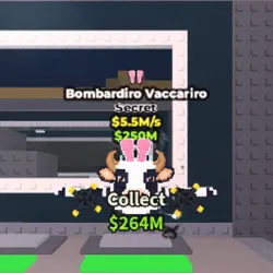 Bombardiro Vaccariro 5.5 M s (Bunny Ears Trait) (Секретный … — Roblox, лот №221172