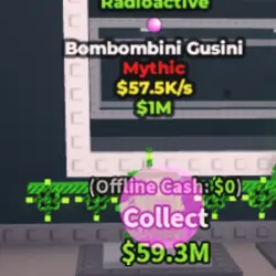 Bombombini Gusini Radioactive (Мифический персонаж) — Roblox, лот №221212