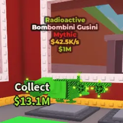 Bombombini Gusini Radioactive Very RARE (Мифический персона… — Roblox, лот №221213