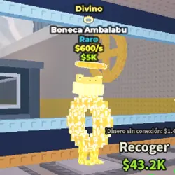 Boneca Ambalabu Divine Halo Trait (Редкий персонаж) — Roblox, лот №221230