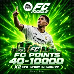 40 - 10000 FC POINTS | X2 FIRST DEPOSIT BONUS | FC MOBILE