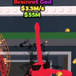 Brasilini Berimbini Rainbow 3.5 M S (Brainrot God персонаж) — Roblox, лот №221261