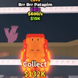 Brr Brr Patapim [Lava] 600 s (Эпический персонаж) — Roblox, лот №221272