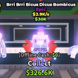 Brri Brri Bicus Dicus Bombicus CRYSTAL (Эпический персонаж) — Roblox, лот №221282