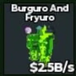 BS10131 Radioactive Burguro And Fryuro 2.5B s With Mateo tr… — Roblox, лот №221311
