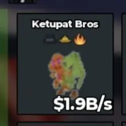 BS10488 Ketupat Bros 1.9B s (Секретный персонаж) — Roblox, лот №221342