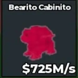 BS10580 Bearito Cabinito Rainbow 725M s (Секретный персонаж) — Roblox, лот №221346