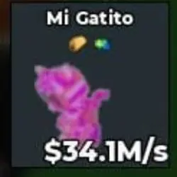 BS10809 Mi Gatito Candy 34.1M s (Секретный персонаж) — Roblox, лот №221373