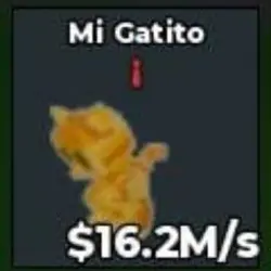 BS10814 Mi Gatito Gold 16.2M s (Секретный персонаж) — Roblox, лот №221377