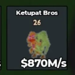 BS10918 Ketupat Bros 870M s (Секретный персонаж) — Roblox, лот №221395