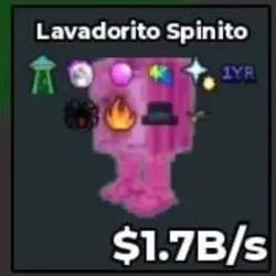 BS11020 Lavadorito Spinito Candy 1.7B s (Секретный персонаж) — Roblox, лот №221406