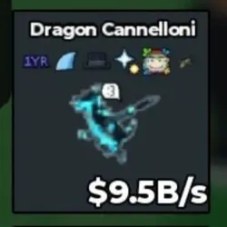 BS11069 Dragon Cannelloni Cyber 9.5B s (Секретный персонаж) — Roblox, лот №221411