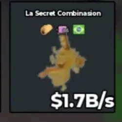 BS11075 La Secret Combinasion Gold 1.7B s (Секретный персон… — Roblox, лот №221414