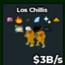 BS11089 Los Chillis Gold 3B s (Секретный персонаж) — Roblox, лот №221417