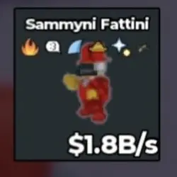 BS11173 Sammyni Fattini 1.8B s (Секретный персонаж) — Roblox, лот №221421