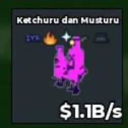 BS11243 Ketchuru and Musturu With 1YR Trait Galaxy 1.1B s (… — Roblox, лот №221430