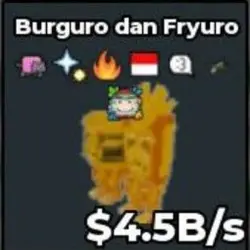 BS11330 Burguro and Fryuro Gold 4.5B s (Секретный персонаж) — Roblox, лот №221437