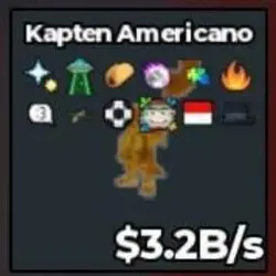 BS11399 Capitano Americano CHEAPST PRICE Gold 3.2B s (Секре… — Roblox, лот №221443