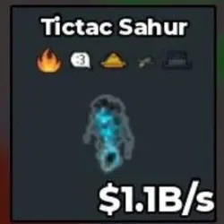 BS11404 Tictac Sahur Cyber 1.1B s (Секретный персонаж) — Roblox, лот №221444