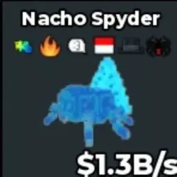 BS11414 Nacho Spyder Diamond 1.3B s (Секретный персонаж) — Roblox, лот №221447