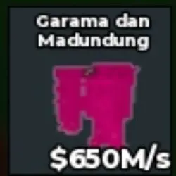BS11510 Garama and Madundung Rainbow 650M s (Секретный перс… — Roblox, лот №221449